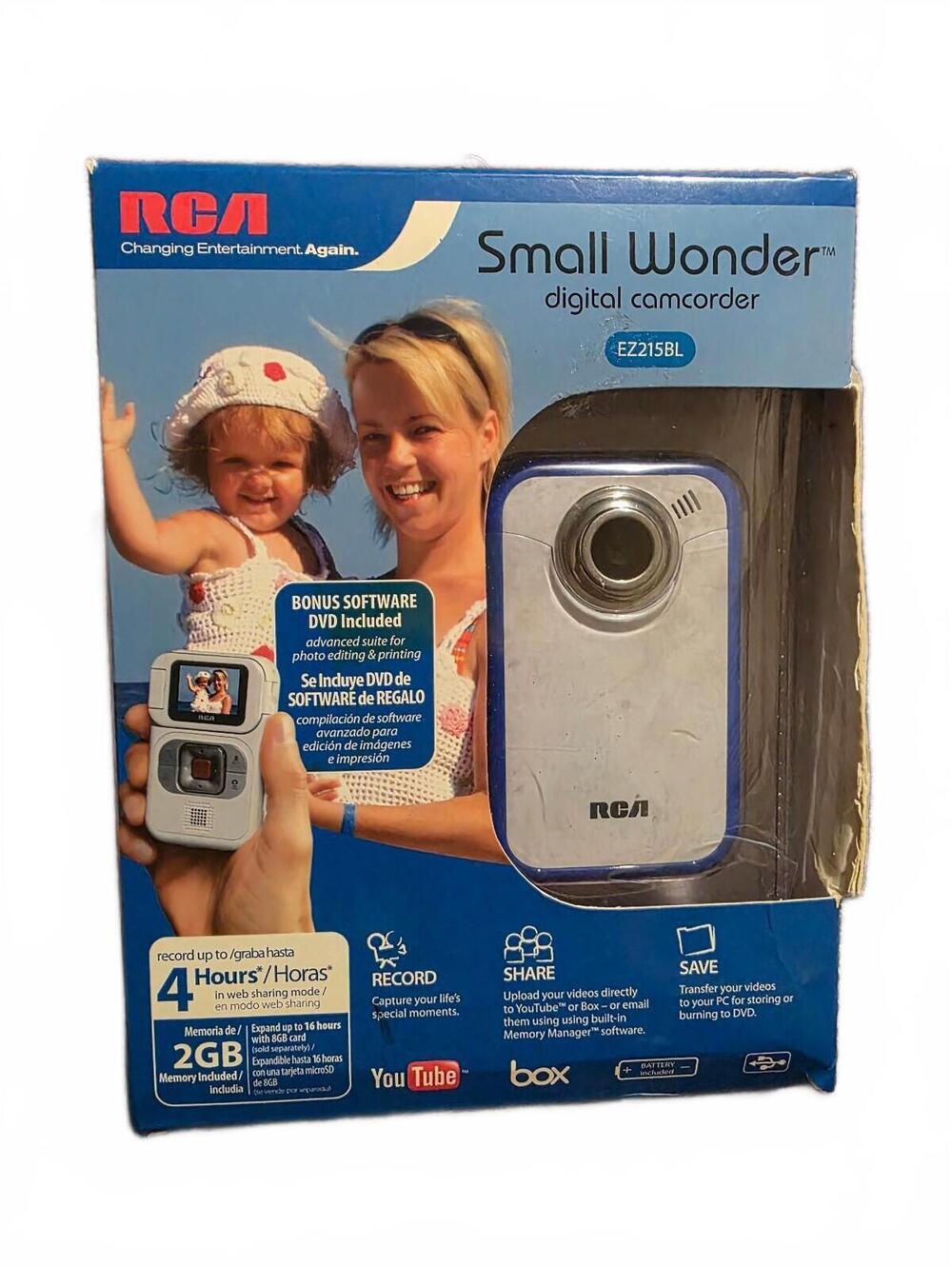 RCA Small Wonder EZ215BL Digital Camcorder